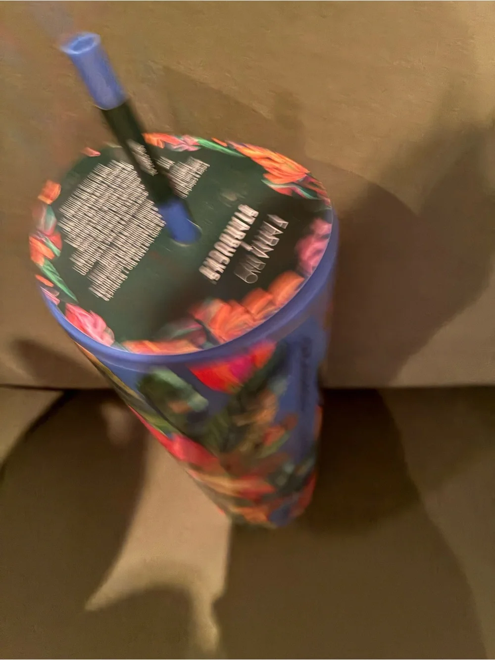 FARM Rio x Starbucks rare Blue Floral Starbucks Tumbler